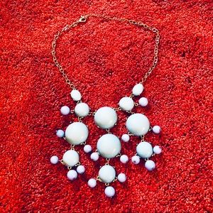 J Crew Factory Multi-tiered Lt. Blue Necklace